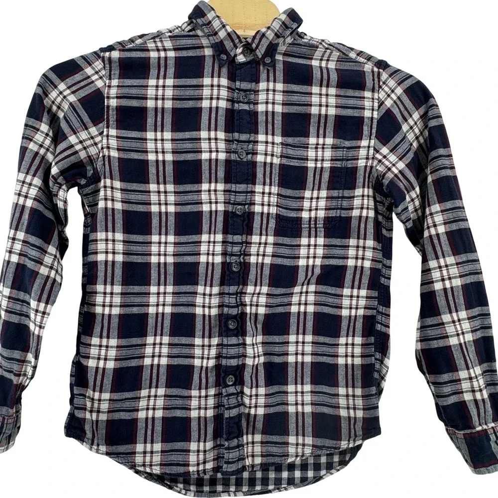 Eddie Bauer Men Lot of 2 Plaid Flannel Preppy Button Down Shirt Long Sleeve Sz M